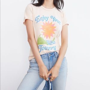 Junk Food for Anthropologie Enjoy Your Journey Tee